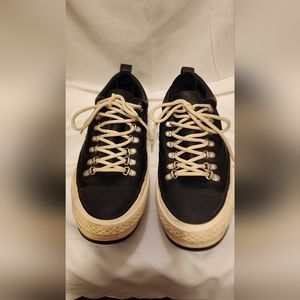 Converse Leather Upper Black